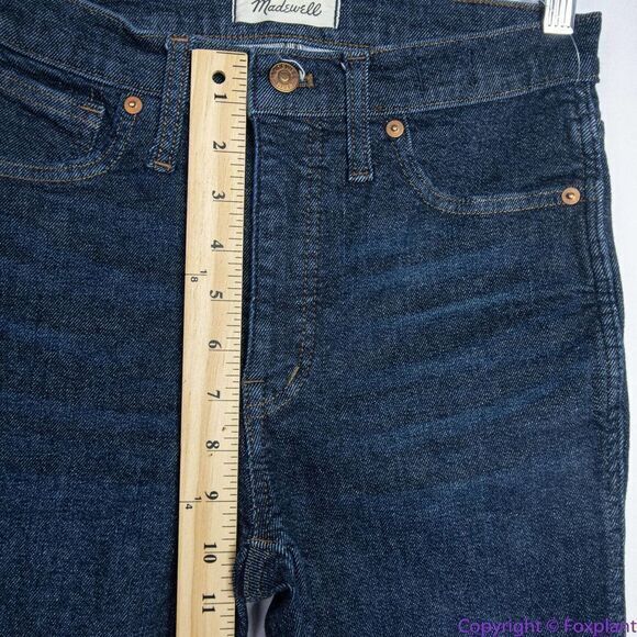 Madewell‎ 10" High-Rise Skinny Jeans in Dalesford Wash, 28 - Picture 5 of 15